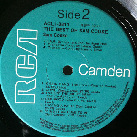 Sam Cooke : The Best Of Sam Cooke (LP, Comp, RE)