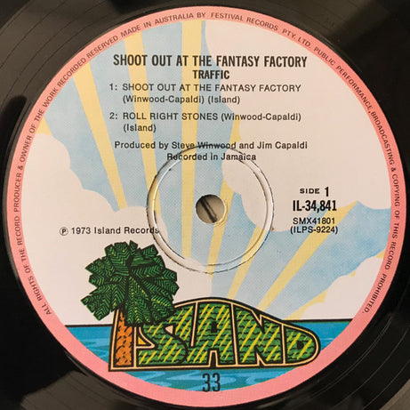 Traffic : Shoot Out At The Fantasy Factory (LP, Album)