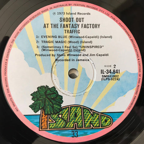 Traffic : Shoot Out At The Fantasy Factory (LP, Album)