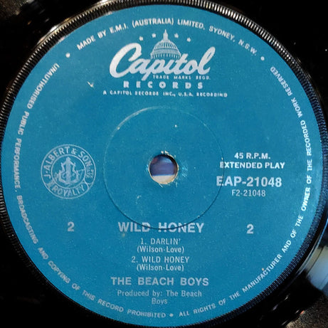 The Beach Boys : Wild Honey (7", EP)