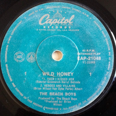 The Beach Boys : Wild Honey (7", EP)