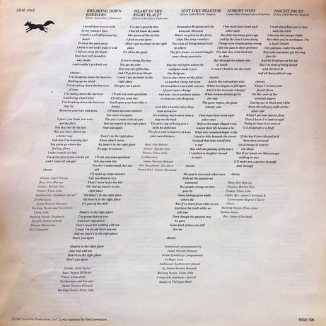 Elton John : The Fox (LP, Album, Ast)