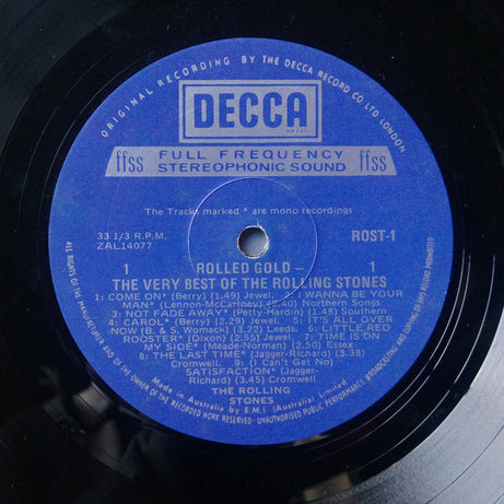 The Rolling Stones : Rolled Gold - The Very Best Of The Rolling Stones (2xLP, Comp)