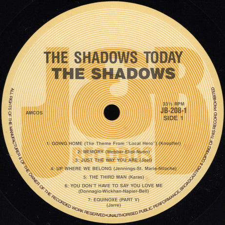 The Shadows : Sounds Of Today (2xLP, Comp)