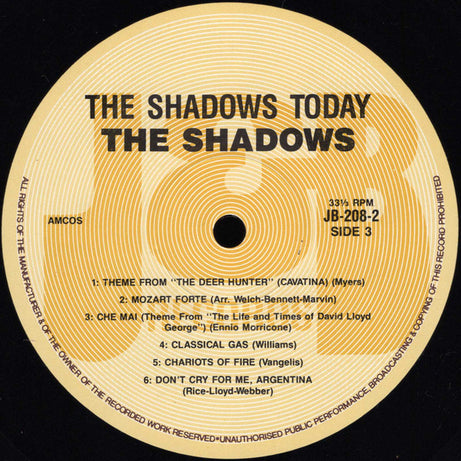 The Shadows : Sounds Of Today (2xLP, Comp)