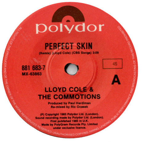 Lloyd Cole & The Commotions : Perfect Skin (7", Single)