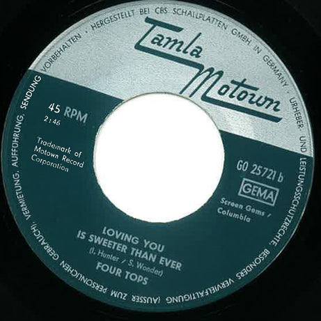 Four Tops : Walk Away Renee (7", Single)