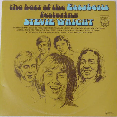 The Easybeats : The Best Of The Easybeats Featuring Stevie Wright (LP, Comp, RE)