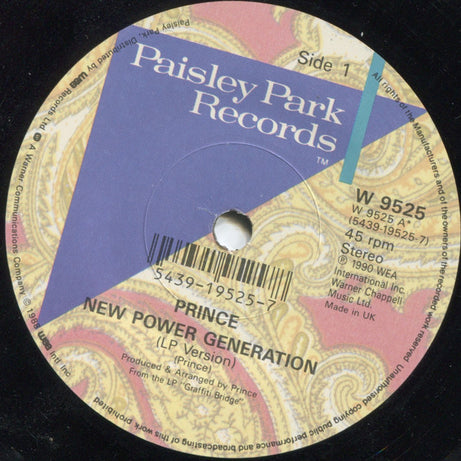 Prince : New Power Generation (7", Single)