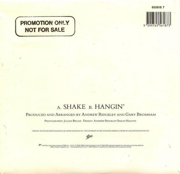 Andrew Ridgeley : Shake (7", Single)