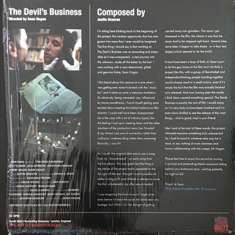 Justin Greaves : The Devil's Business (LP, Album, Ltd, Red)