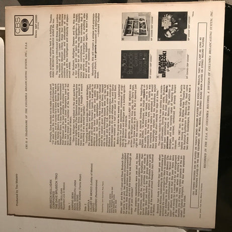 The Dave Brubeck Trio Featuring Gerry Mulligan : Compadres (LP, Album)