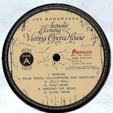 Joe Bonamassa : An Acoustic Evening At The Vienna Opera House (2xLP, Album)