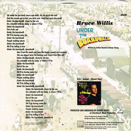 Bruce Willis : Under The Boardwalk (7", Single)