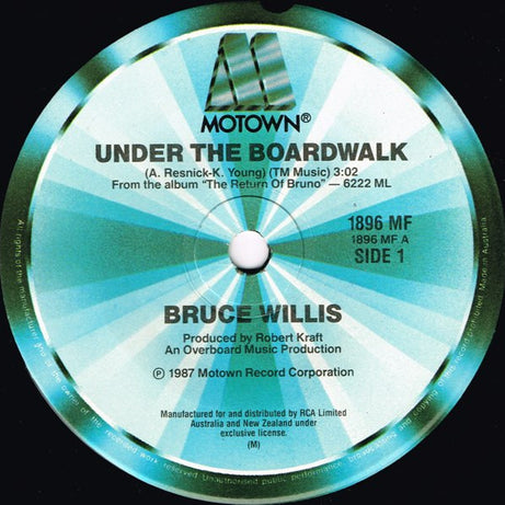 Bruce Willis : Under The Boardwalk (7", Single)