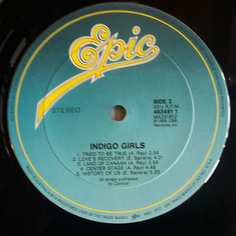 Indigo Girls : Indigo Girls (LP, Album)