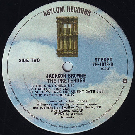 Jackson Browne : The Pretender (LP, Album, CSM)