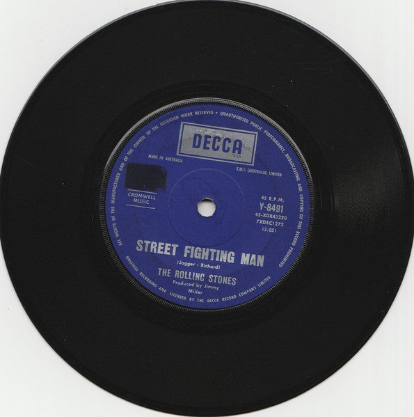 The Rolling Stones : Street Fighting Man / No Expectations (7", Single)
