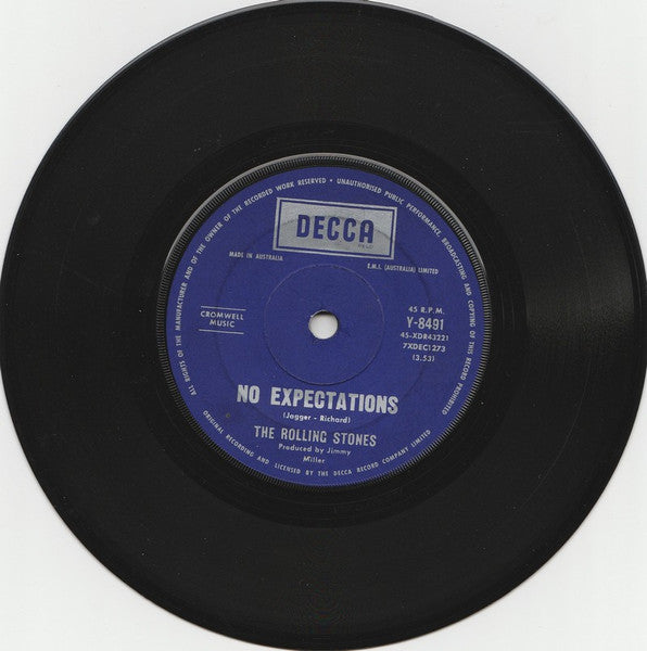 The Rolling Stones : Street Fighting Man / No Expectations (7", Single)
