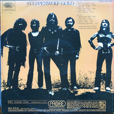 Steppenwolf : Steppenwolf Gold (Their Great Hits) (LP, Comp)
