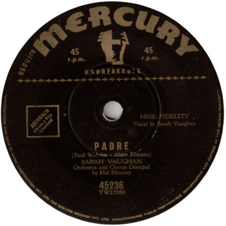 Sarah Vaughan : Padre (7")