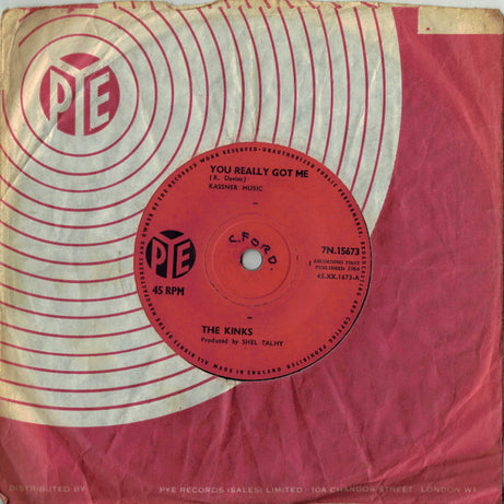 The Kinks : You Really Got Me  (7", Sol)