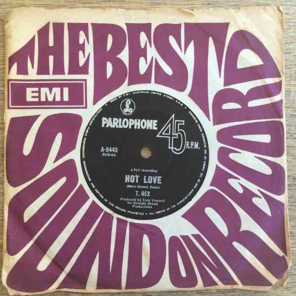 T. Rex : Hot Love (7", Single)