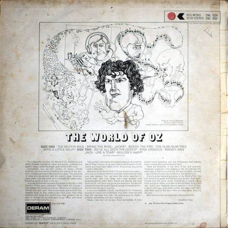 The World Of Oz : The World Of Oz (LP, Album, Mono)