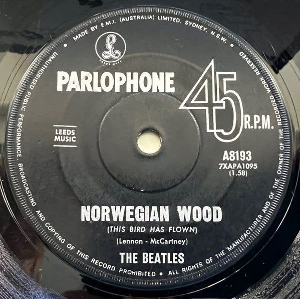 The Beatles : Nowhere Man (7", Single)