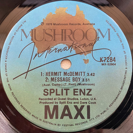 Split Enz : I See Red (7", Maxi)