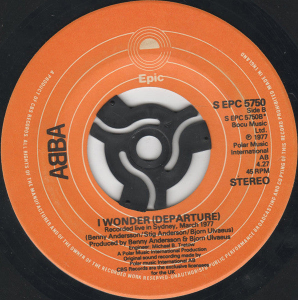 ABBA : The Name Of The Game (7", Single, Juk)