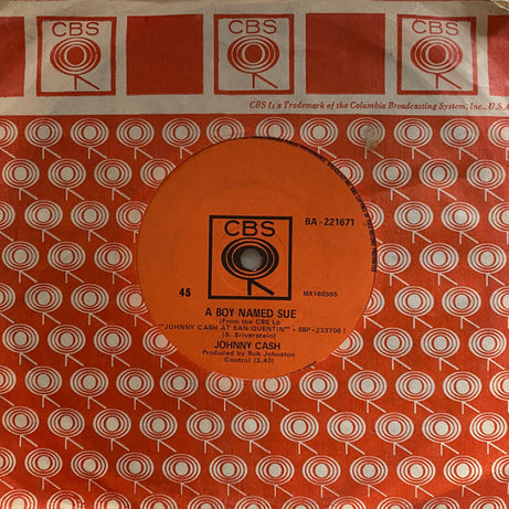 Johnny Cash : A Boy Named Sue (7")