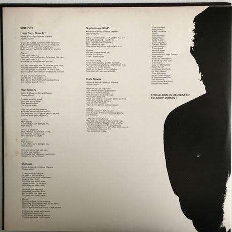 Richard Clapton : Dark Spaces (LP, Album)