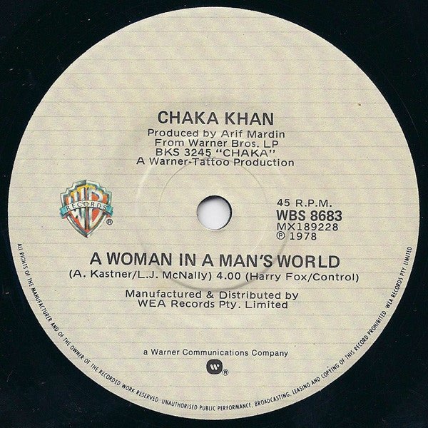 Chaka Khan : I'm Every Woman (7", Single)