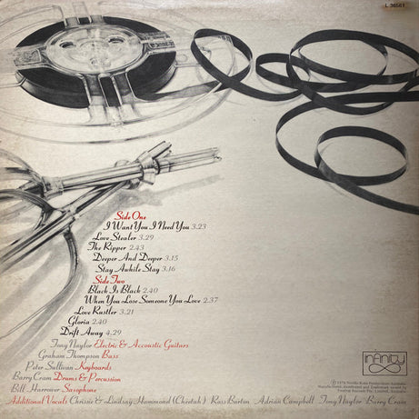 Ray Burgess Band : Final Mix (LP, Album)