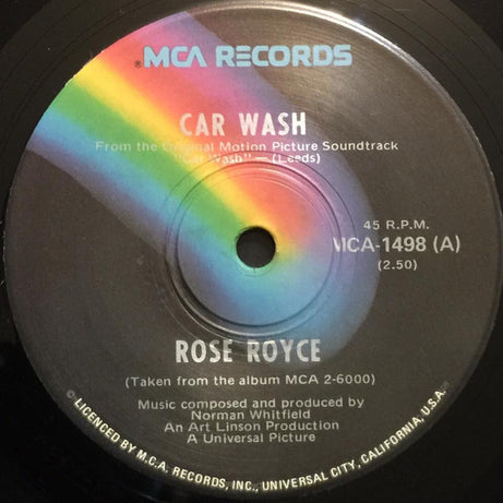 Rose Royce : Car Wash (7", Single)