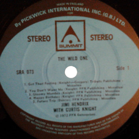 Jimi Hendrix With Curtis Knight : The Wild One.. (LP, Comp)