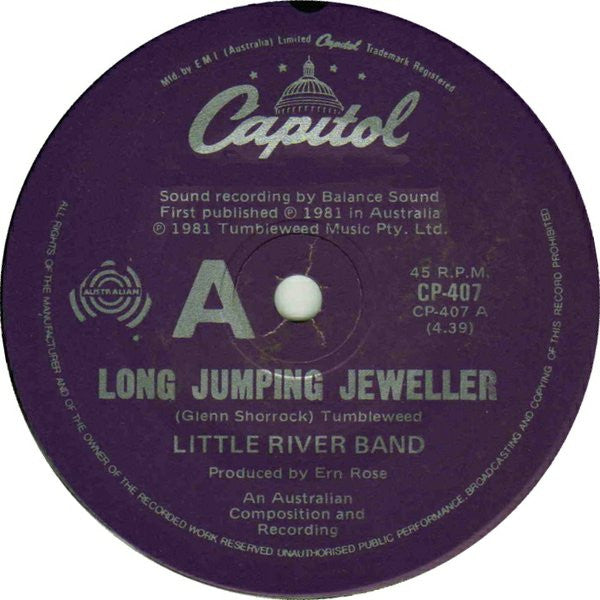 Little River Band : Long Jumping Jeweller (7", Single)