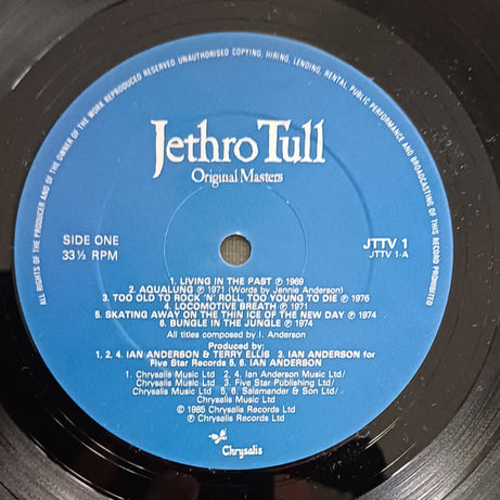 Jethro Tull : Original Masters (LP, Comp)