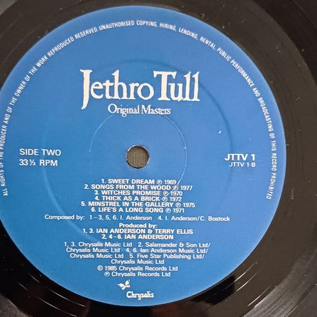 Jethro Tull : Original Masters (LP, Comp)