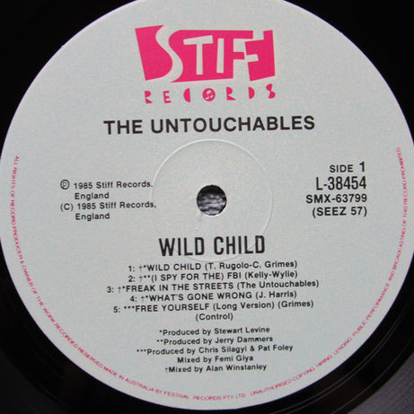 The Untouchables (7) : Wild Child (LP, Album)
