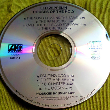 Led Zeppelin : Houses Of The Holy (CD, Album, RE)