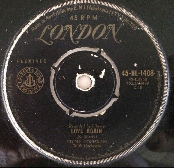 Eddie Cochran : Summertime Blues (7", Single)