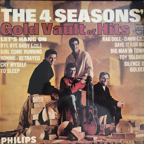 The Four Seasons : The 4 Seasons' Gold Vault Of Hits (LP, Comp, Mono)