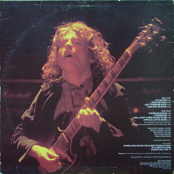 AC/DC : Let There Be Rock (LP, Album, Mon)