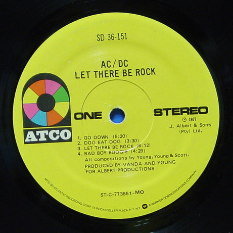 AC/DC : Let There Be Rock (LP, Album, Mon)