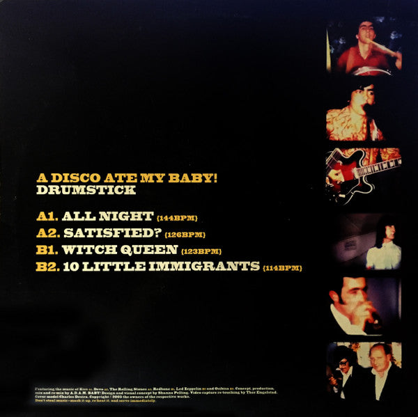 A Disco Ate My Baby : The Drumstick EP (12")