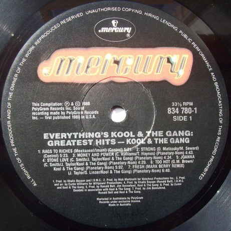 Kool & The Gang : Everything's Kool & The Gang: Greatest Hits & More (LP, Comp)