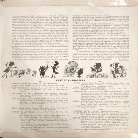 Stan Freberg Featuring Daws Butler And June Foray And Peter Leeds With The Jud Conlon Rhythmaires And Billy May And His Orchestra : The Best Of The Stan Freberg Shows (2xLP, Comp, Mono)