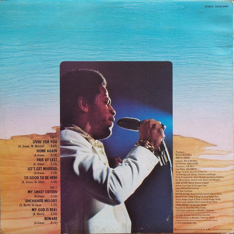 Al Green : Livin' For You (LP, Album)
